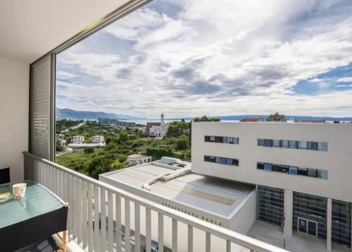 Allora With Panoramic Sea View Appartement Split